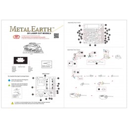 Sherman Tank Metal Earth Metal Earth MMS204 - 6