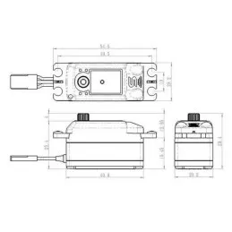 Servo SB - 2263MG low profile Savox Savox SB-2263MG - 2