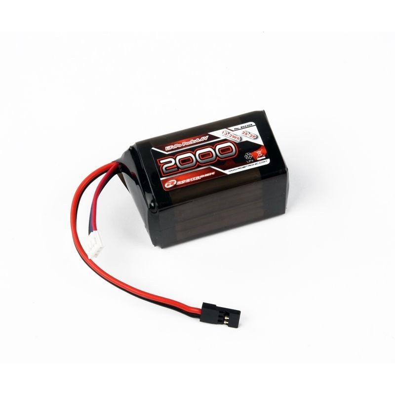 Accu Rx bloc LiFe 2S 6,6V / 2000mAh Robitronic Robitronic R05208 - 1
