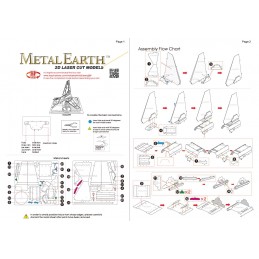 Imperial shuttle Star Wars Metal Earth Metal Earth MMS259 - 6