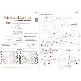 Slave I ship Boba Fett's Star Wars Metal Earth Metal Earth MMS260 - 6