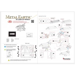 Navette Entreprise NASA Metal Earth Metal Earth MMS015I - 6