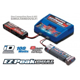 Double quick charger EZ-Peak DUAL LiPo/NiMh ID 8 A Traxxas Traxxas TRX-2972GX - 2