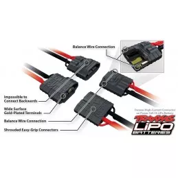 Double quick charger EZ-Peak DUAL LiPo/NiMh ID 8 A Traxxas Traxxas TRX-2972GX - 3