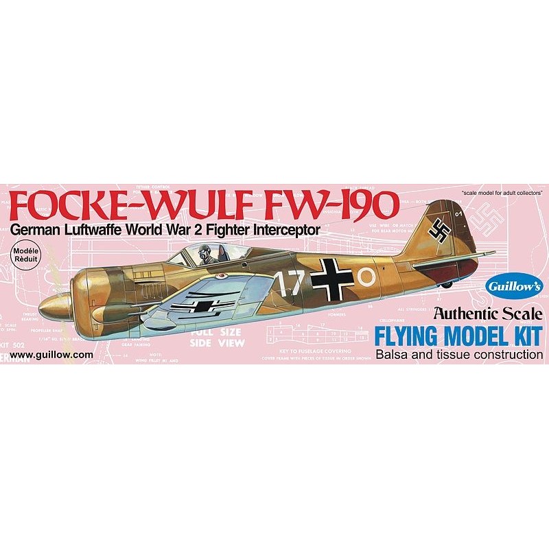 Focke Wulf FW-190 Guillow's Guillow's S0280502 - 1