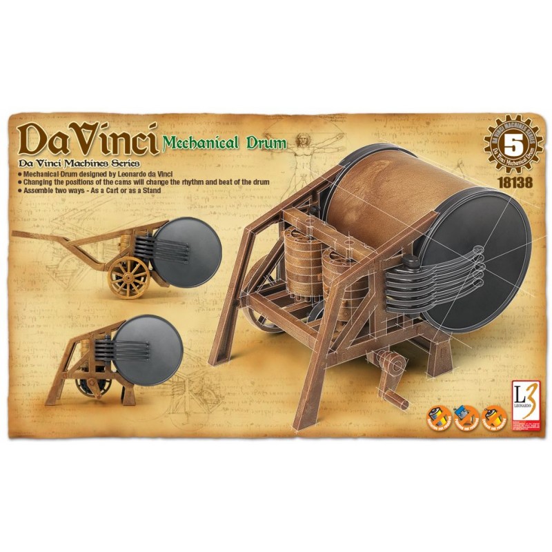 Mechanical Drum Leonardo da Vinci Academy Academy 18138 - 1