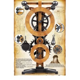 Clock Clock Leonardo da Vinci Academy Academy 18150 - 1