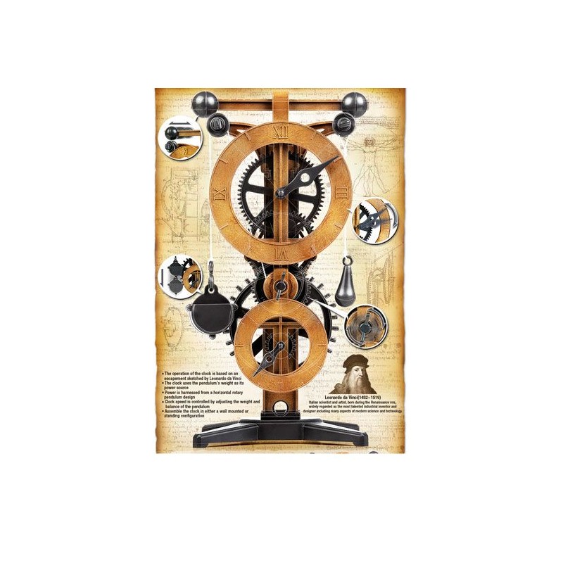 Clock Clock Leonardo da Vinci Academy Academy 18150 - 1