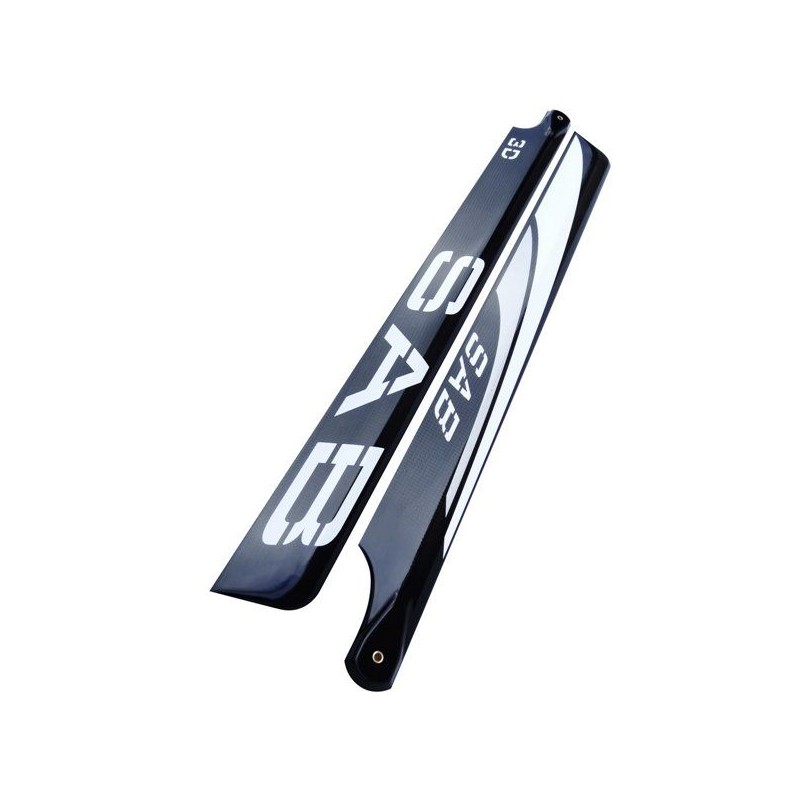 Pales Blackline 3D Flybarless 710mm SAB SAB Blades BL710-3DS - 1