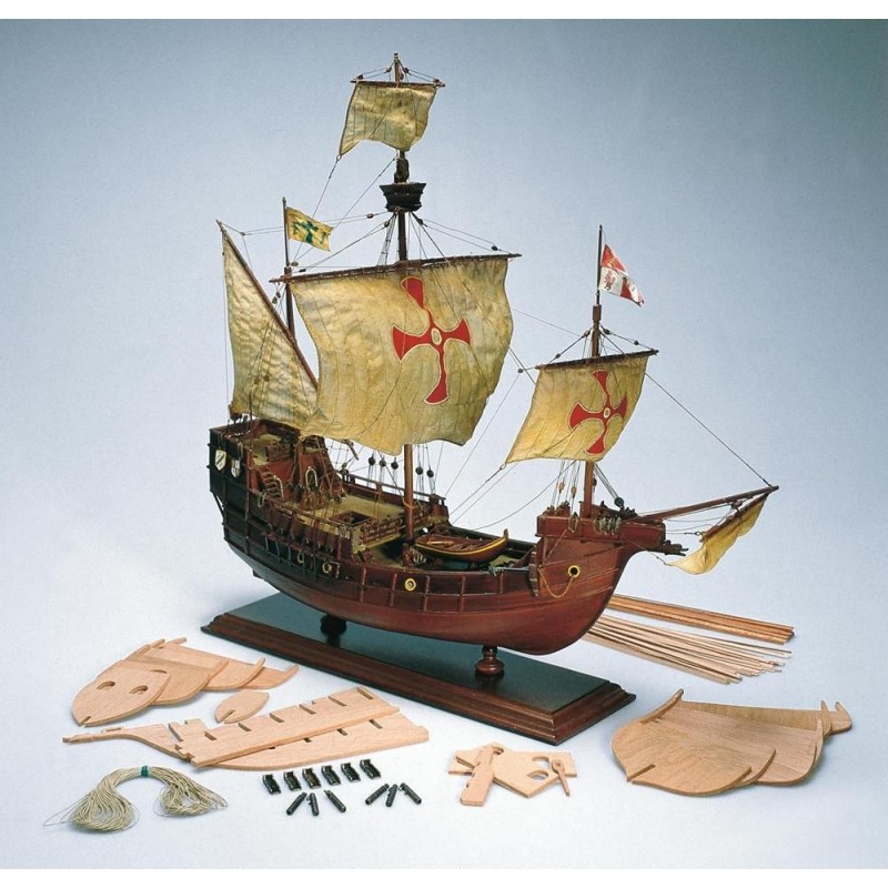 Details about   SANTA MARIA CARAVELLA DI COLOMBO 1409 AMATI WOODEN SHIP 1:65 SCALE MODEL 