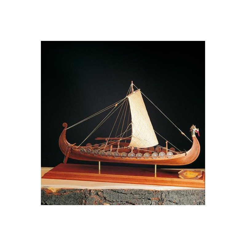 Bateau Viking Drakkar 1/50 bateau en bois Amati Amati 1406/01 - 1