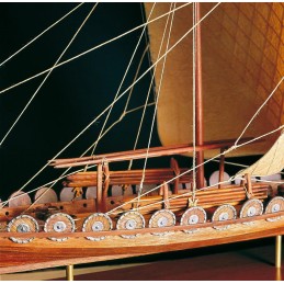 Bateau Viking Drakkar 1/50 bateau en bois Amati Amati 1406/01 - 3