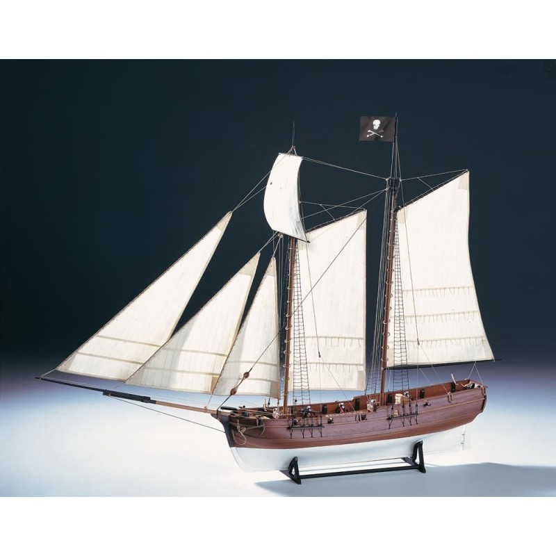 Pirate ship Adventure 1/60 wooden boat Amati Amati 1446 - 1