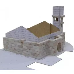 Eglise Santa Cecilia (Espagne) 1400pcs maquette en céramique Aedes Aedes Ars AED1107 - 3