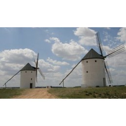 XVI Pcs 1250 Kit 1:125 Model AEDES ARS Mill of Castilla La Mancha Spain Sec 