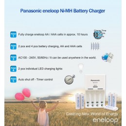 Charger AA / AAA BQ - CC51E Eneloop  BQ-CC51E - 3