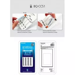 Chargeur piles AA / AAA BQ-CC51E Eneloop  BQ-CC51E - 6