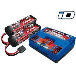 DUAL quick double charger 100W 2972G + 2X Lipo 3 S 5000mAh 2872 X Traxxas Traxxas TRX-2990G - 1