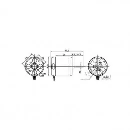 Brushless motor D3542/5 1250kv DYS DYS D3542/5 - 2