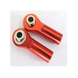 Drawbar red 3mm alu M4 25 mm (2) Monstertronic Hobbytech D10046 - 1