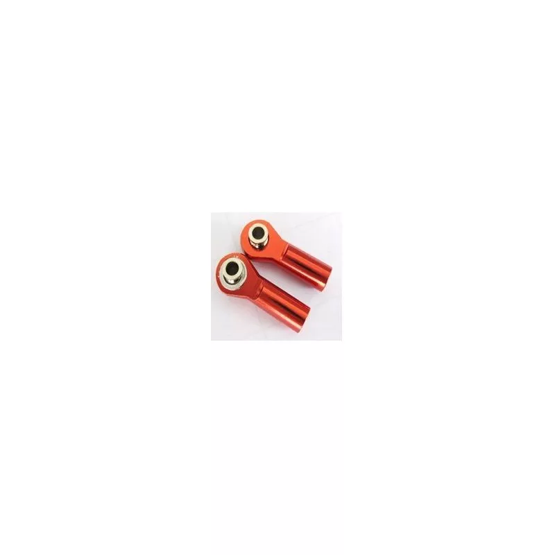Drawbar red 3mm alu M4 25 mm (2) Monstertronic Hobbytech D10046 - 1