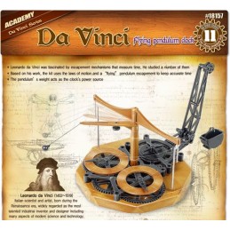 Flying Pendulum Clock Leonardo da Vinci Academy Academy 18157 - 2