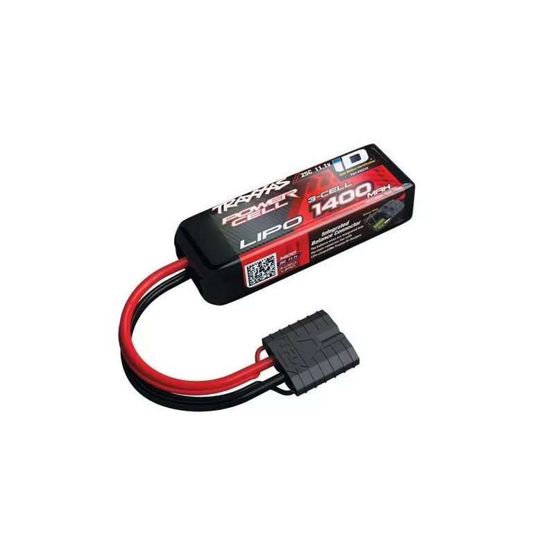 LiPo 3S 11.1V 1400mAh 25(c) ID Traxxas Traxxas TRX-2823X - 1