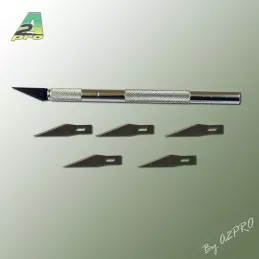 Couteau scalpel ø8 avec lames A2Pro S04495020 - 1
