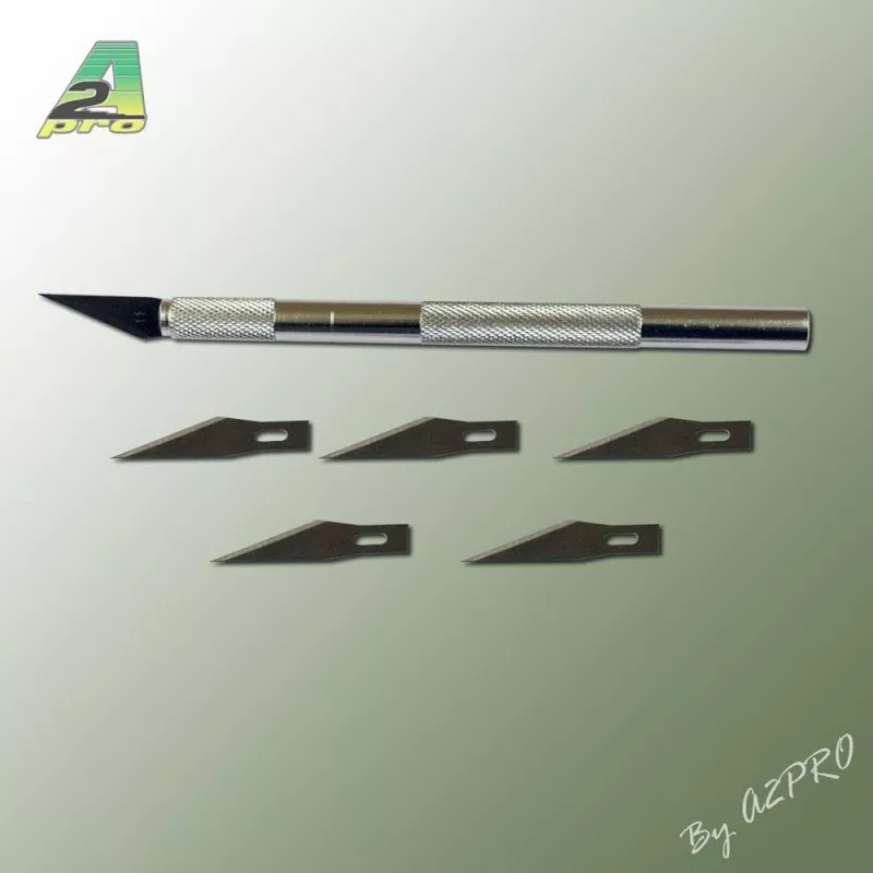 Couteau scalpel ø8 avec lames A2Pro S04495020 - 1