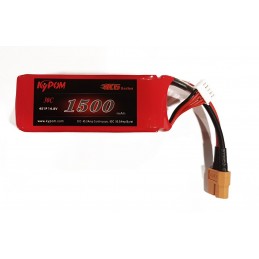 Li - Po 1500mAh 30 c S 4, 14, 8V (XT60) Kypom Kypom Batteries KT1500/30-4S - 1