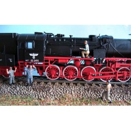Locomotive à vapeur allemande BR52 1/72 Hobby Boss Hobby Boss HB82901 - 5
