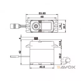 Servo étanche SW-1210SG Savox Savox SW-1210SG - 2