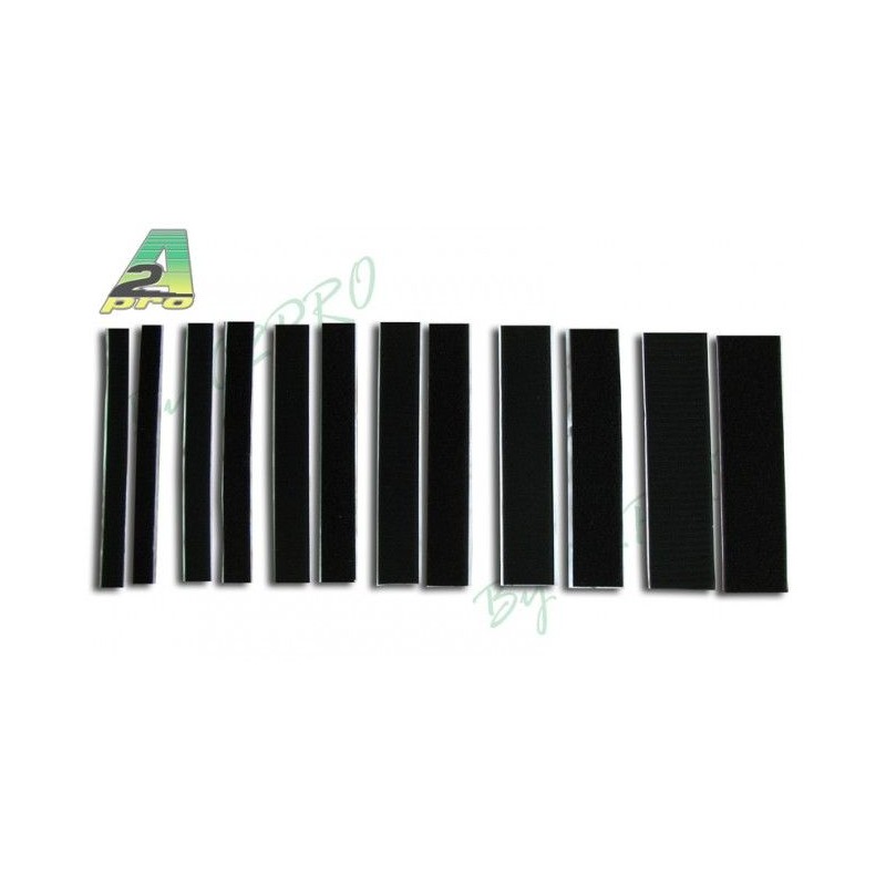 Velcro autocollant M/F noir 50mm x 20cm A2pro A2Pro S0448821 - 1