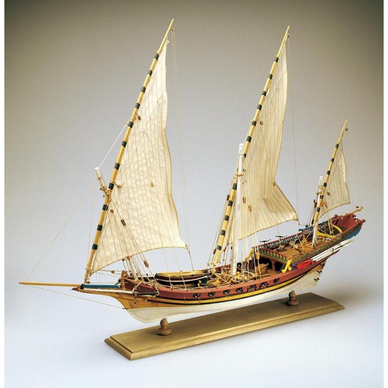 Xebec 1/60 wooden boat Amati Amati 1427 - 1