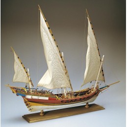 Xebec 1/60 bateau en bois Amati Amati 1427 - 2