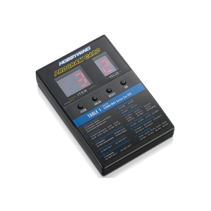 Carte de programmation ESC générale Hobbywing Hobbywing 30501003 - 1