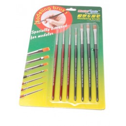 Set de 7 pinceaux Hobby Boss Hobby Boss 09900 - 1