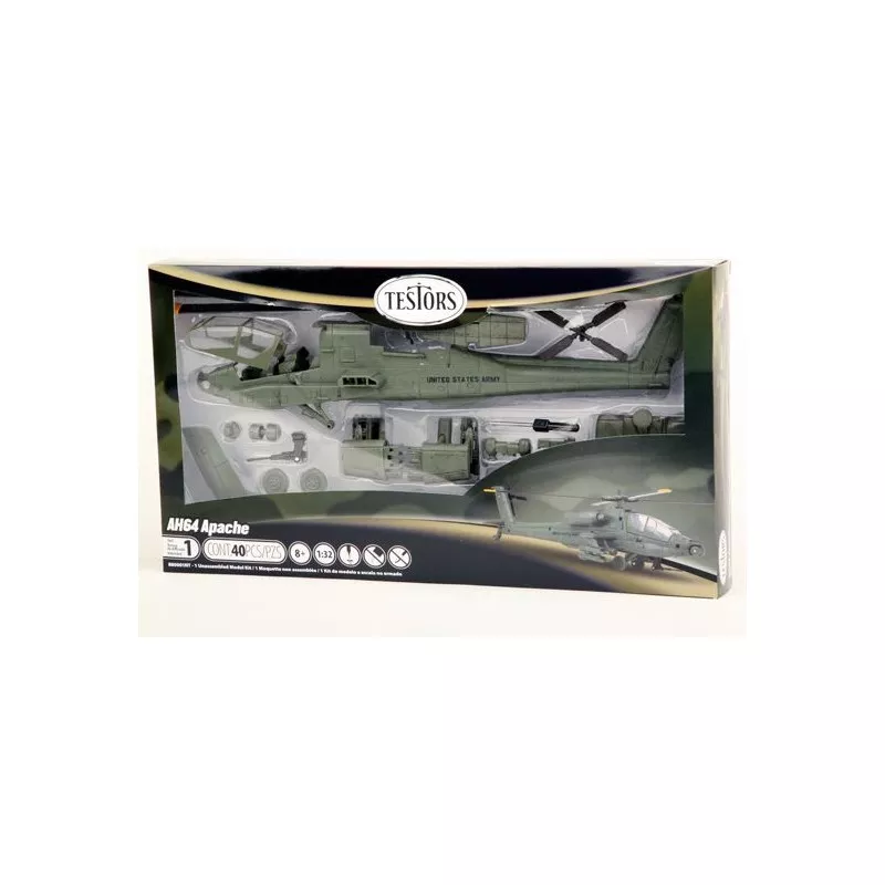 1/32 Testor Apache helicopter Testors 880001 - 1