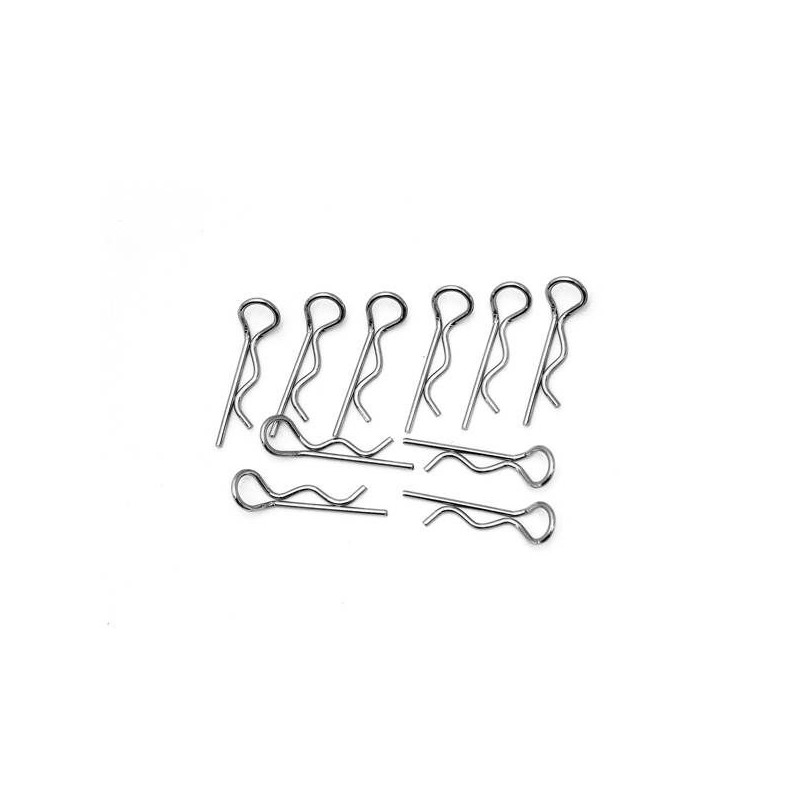 Clips carrosserie coudé 1/8 (10) Hobbytech Hobbytech HTR-501390 - 1
