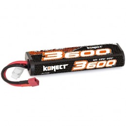 Li - Po 3600mAh 30 c 2S 7.4V hull (Dean) Konect Hobbytech KN-LP2S3600 - 1