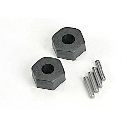 Wheel 12mm (x 2) Traxxas hexagons Traxxas TRX-1654 - 1