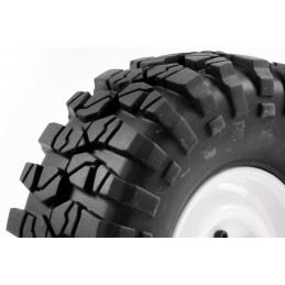 Wheels crawler Outback rim Steel Lug white 1/10 (2) FTX FTX FTX8172W - 2