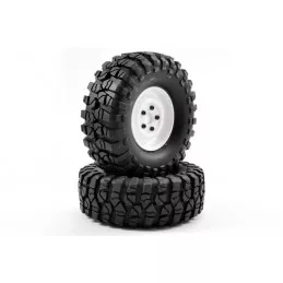 Wheels crawler Outback rim Steel Lug white 1/10 (2) FTX FTX FTX8172W - 3