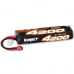 Li - Po 4200mAh 40 c 2S 7.4V hull (Dean) Konect Hobbytech KN-LP2S4200 - 1