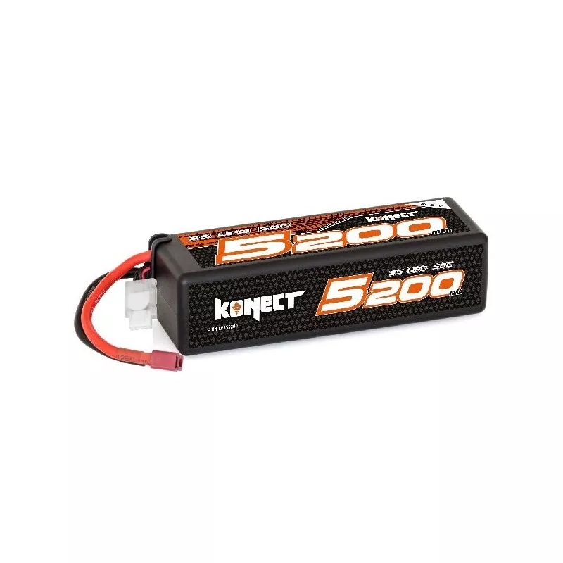 Li - Po 5200mAh 50 c 3S 11.1V hull (Dean) Konect Hobbytech KN-LP3S5200 - 1