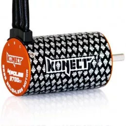 Combo brushless 1/10 ESC 80A SCT + moteur 4P 3660SL 3700KV + carte prog. Konect Hobbytech KN-COMBO-C3 - 3
