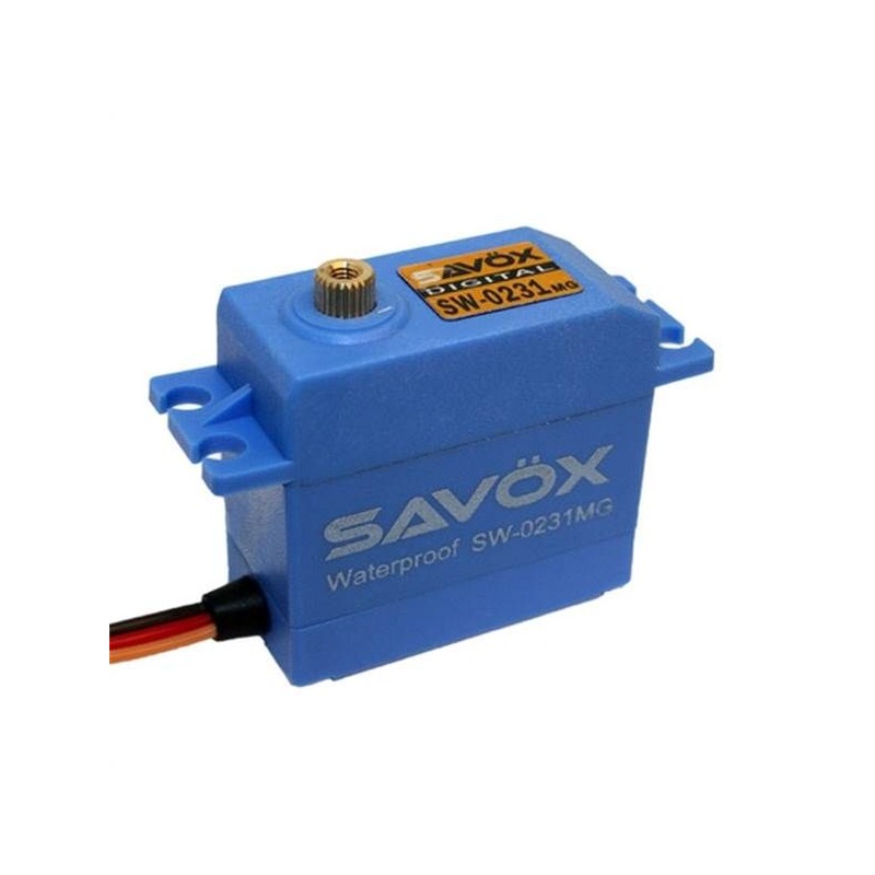 Savox Waterproof Servo SW-0231MG+ HV 25Kg 0.15s Savox SW-0231MG+ - 1