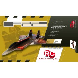 F-22 Raptor RC Factory EPP Kit RC Factory F22 - 3