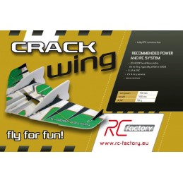 Crack Wing Bleu Kit EPP RC Factory RC Factory F02 - 2