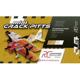 Crack PITTS orange 600mm RC Factory EPP Kit RC Factory M03 - 3